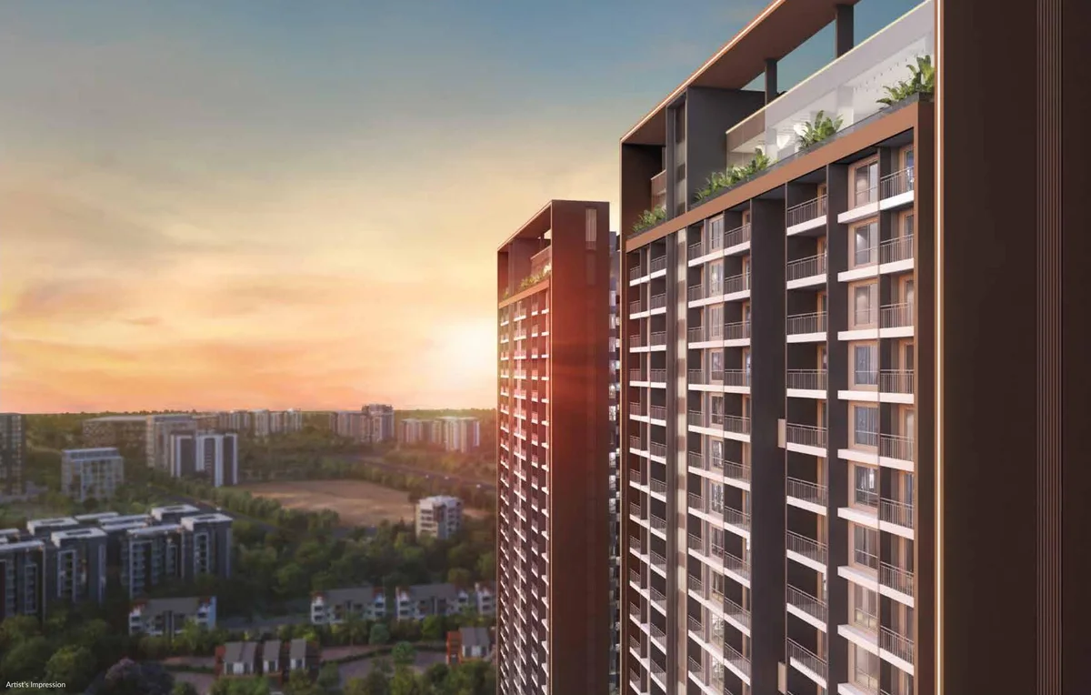 Twin 30-storey towers of Metro Life Ultima Residences Tathawade Pune